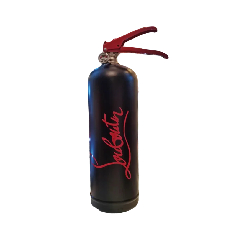extincteur decoratif louboutin cadeau noel 2025 110 euros