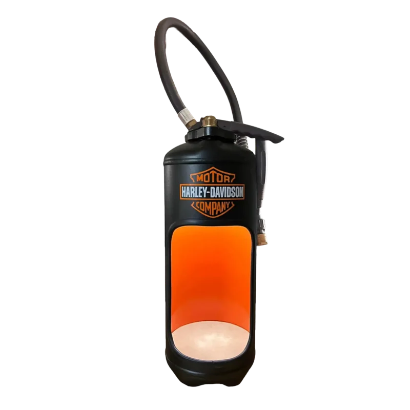 Extincteur "Harley Davidson" noir et orange