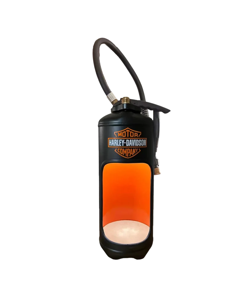 Extincteur "Harley Davidson" noir et orange