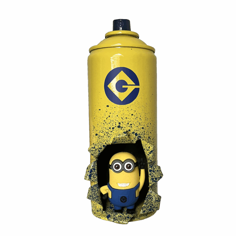 bombe aerosol minion cadeau noel 2025 35.00 euros