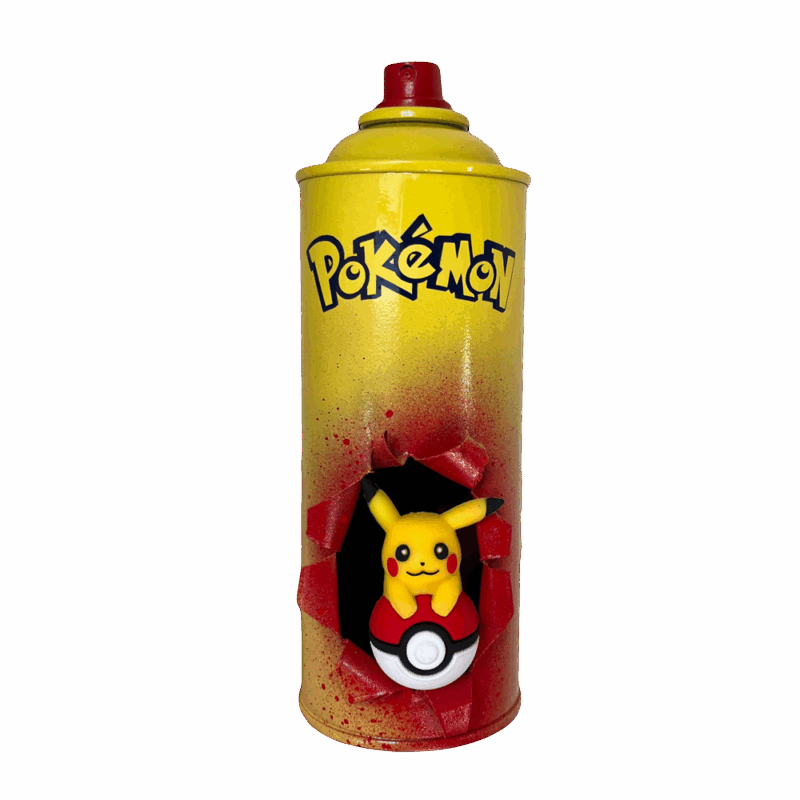 bombe aerosol pikachu cadeau noel 2025 35 euros