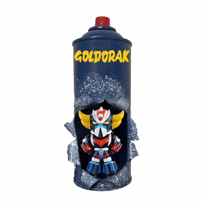 bombe aerosol goldorak cadeau noel 2025 60 euros