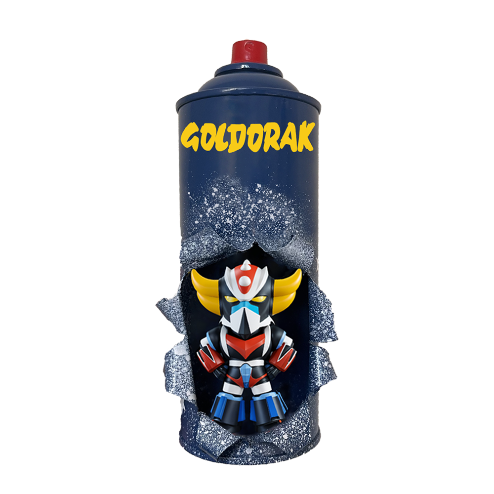 bombe aerosol goldorak cadeau noel 2025 60 euros