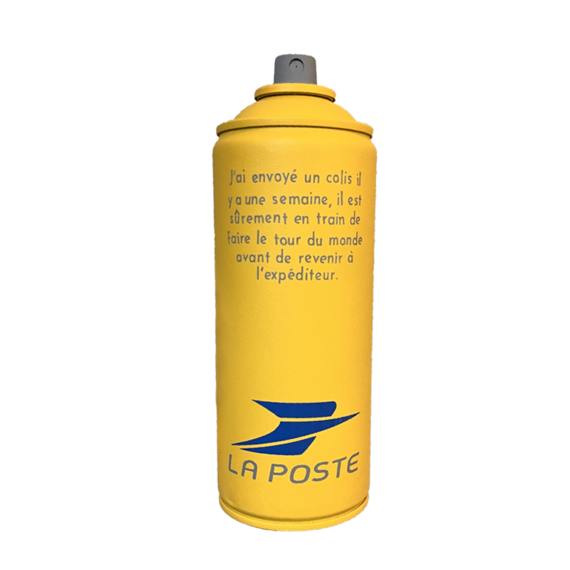 Bombe de peinture "La POSTE"