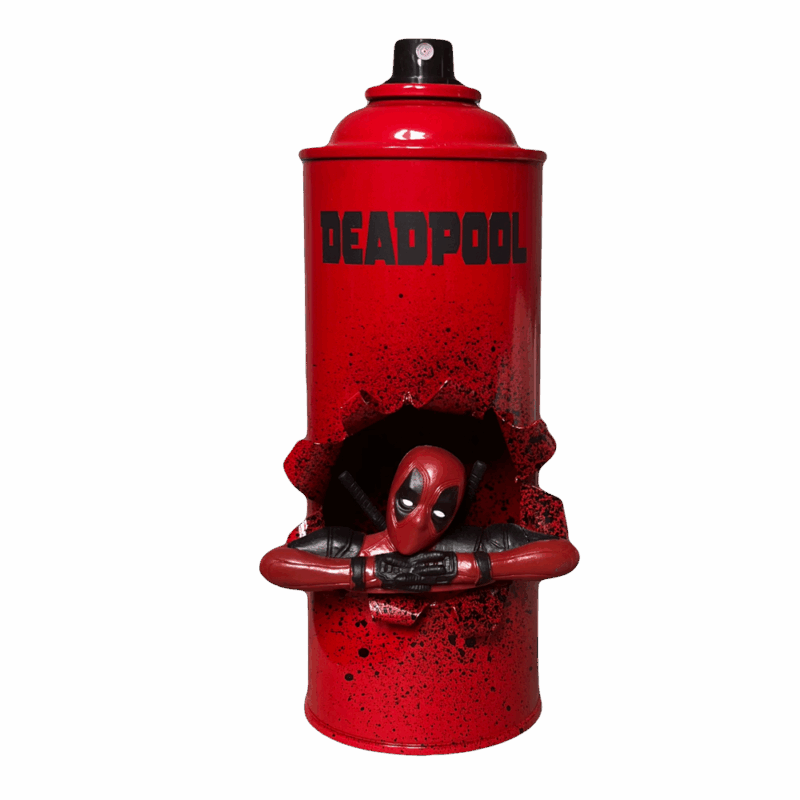 bombe aerosol deadpool cadeau noel 2025 35 euros