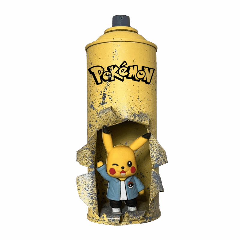 bombe aerosol pikachu cadeau noel 2025 35 euros