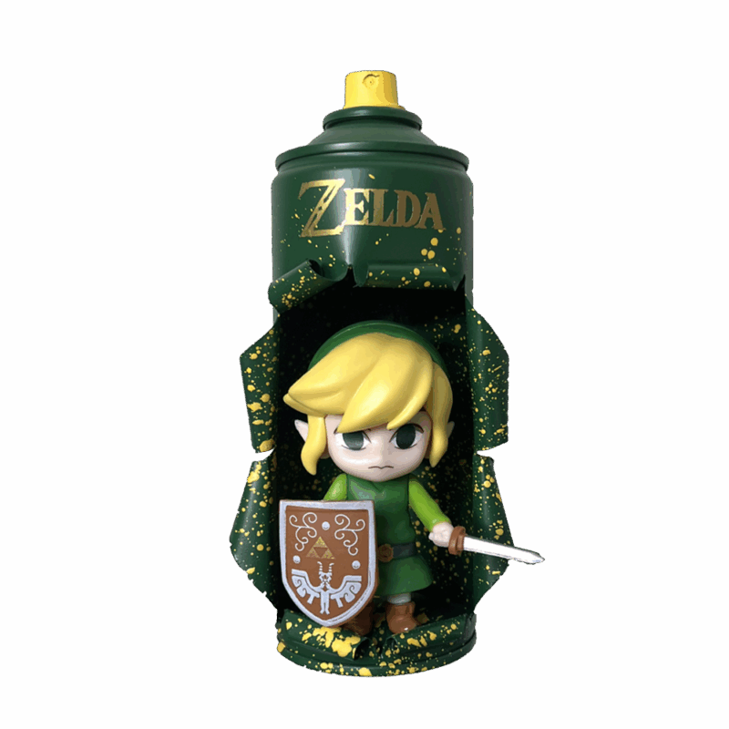 bombe aerosol zelda cadeau noel 2025 40 euros
