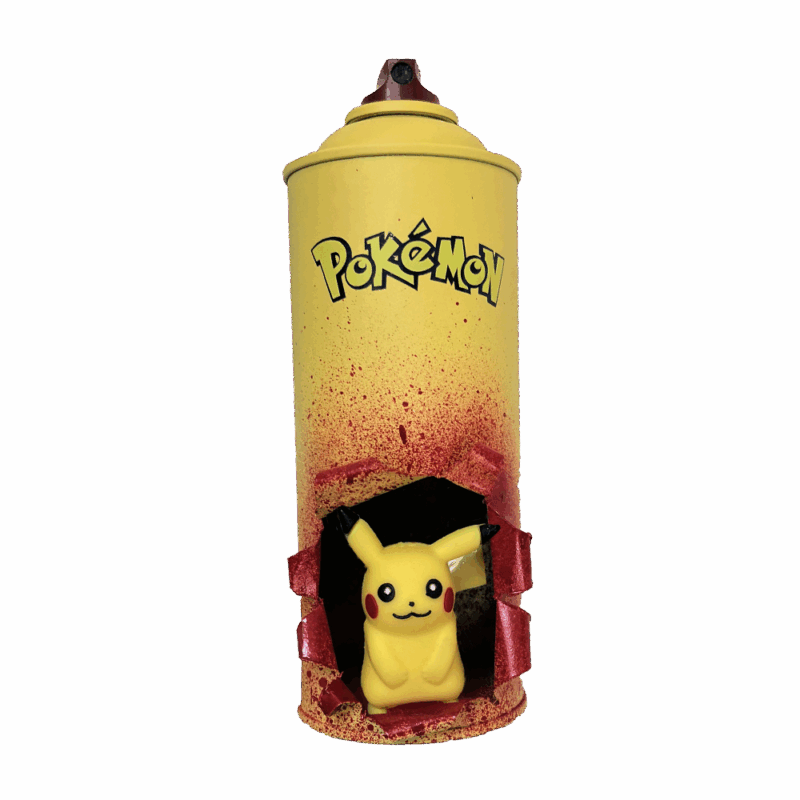 bombe aerosol pikachu cadeau noel 2025 35 euros